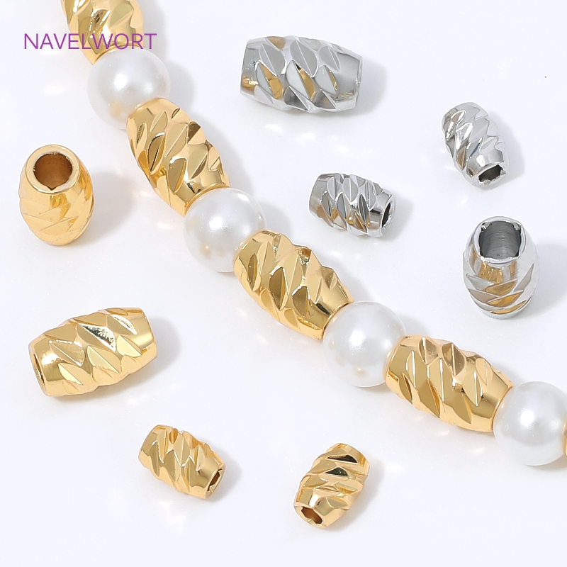 Brass 4/6mm Stripe Spacer Bead - Art Craft Activity ulasan dan harga