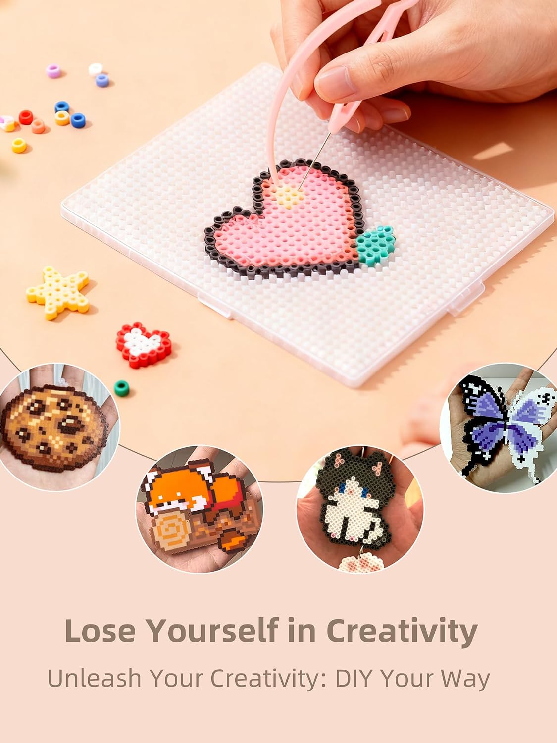 Fuse Beads Kit-Easy DIY-96 Col - Art Craft Kit ulasan dan harga