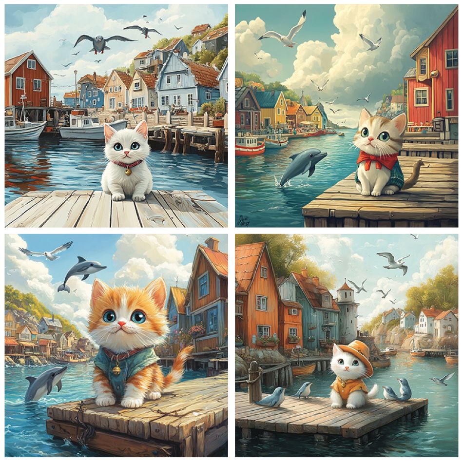 CHENISTORY Cat Diamond Paintin - Art Craft Room Ideas ulasan dan harga